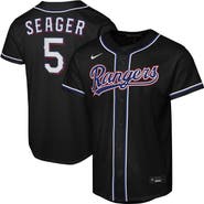 Nike Youth Nike Corey Seager Black Texas Rangers Fashion Replica Player Jersey