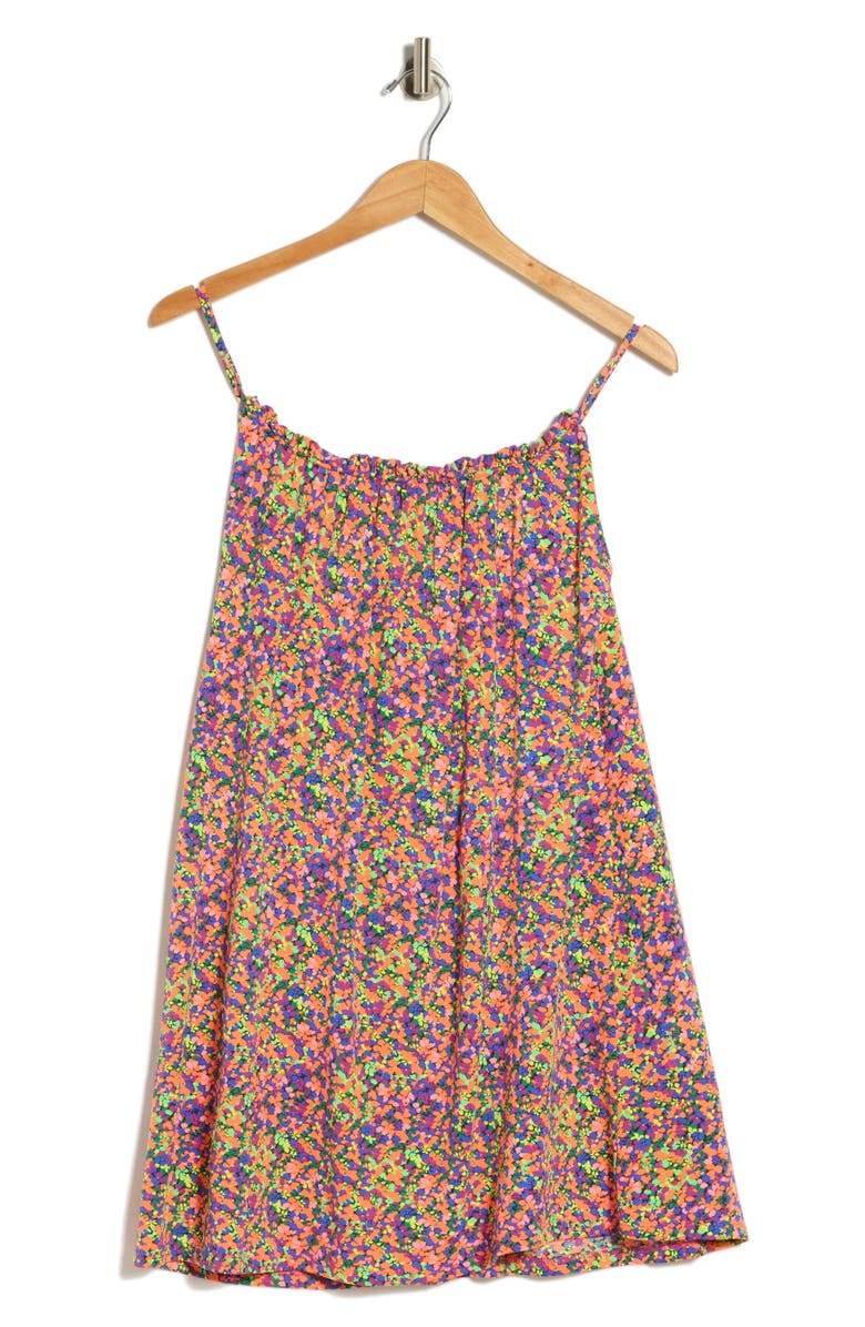 Maaji Magnolia Cover-Up Minidress, Main, color, Purple