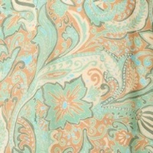 Live Unlimited Print Frill Blouse In Green