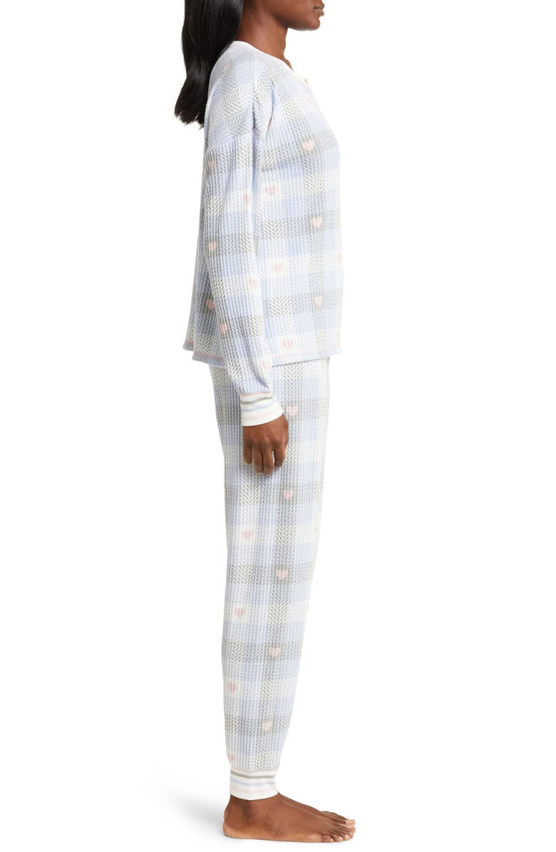 PJ Salvage Ski Jam Thermal Pajamas, Alternate, color, 