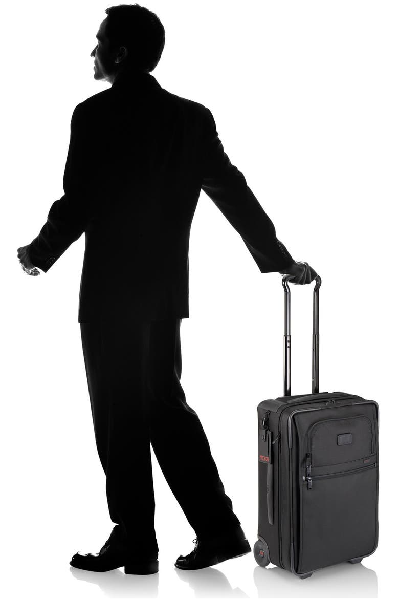 Alpha 2 22-Inch International Carry-On, Alternate, color, BLACK