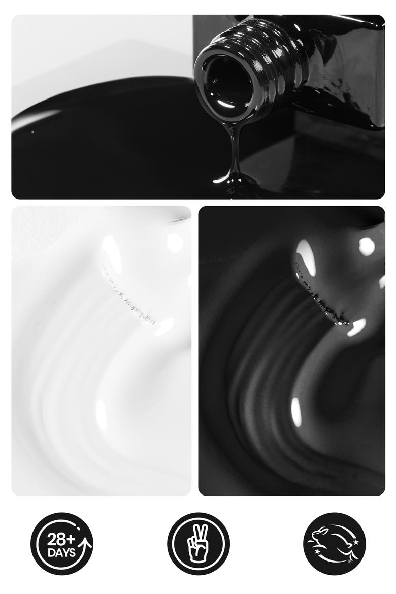 Gel Nail Polish(Black&White) Kit With UV Light, Alternate, color, Ethereal Glow