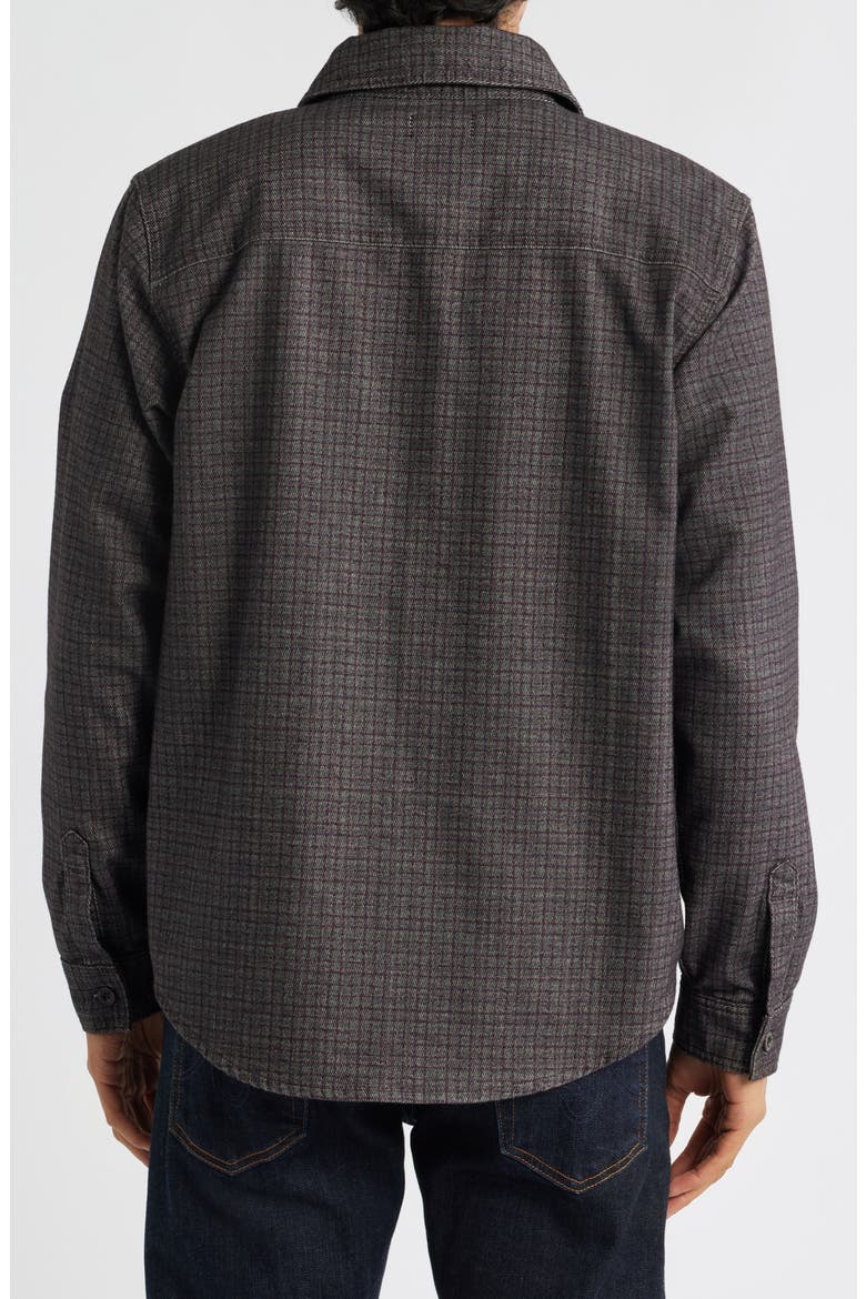 Wesley Relaxed Fit Utility Button-Up Shirt, Alternate, color, TWEEDY HOUNDSTOOTH MAROON MULT