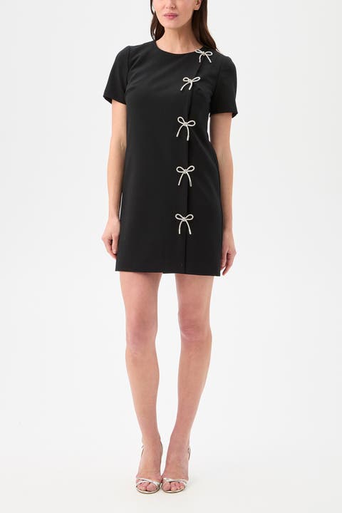 Diamonds Rhinestone Bow Dress