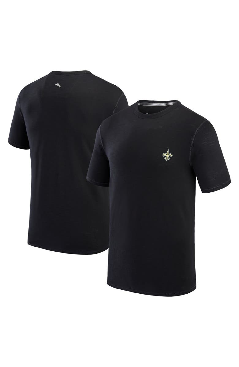 Tommy Bahama Men's Tommy Bahama Black New Orleans Saints Bali Beach T-Shirt, Main, color, Black