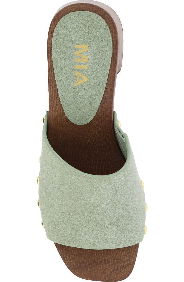 MIA Emmerie Platform Sandal, Alternate, color, Pistachio