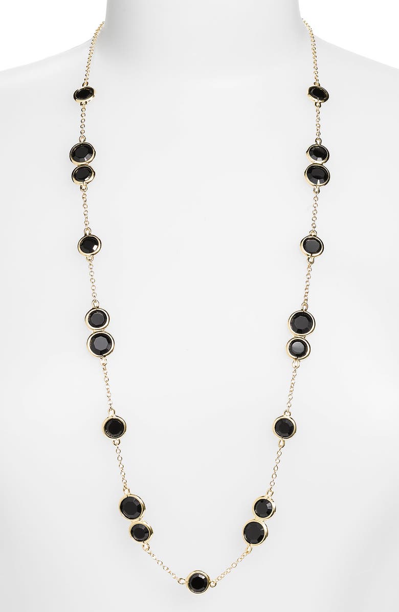 Kate Spade New York 'crystal confetti' long necklace, Main, color, 