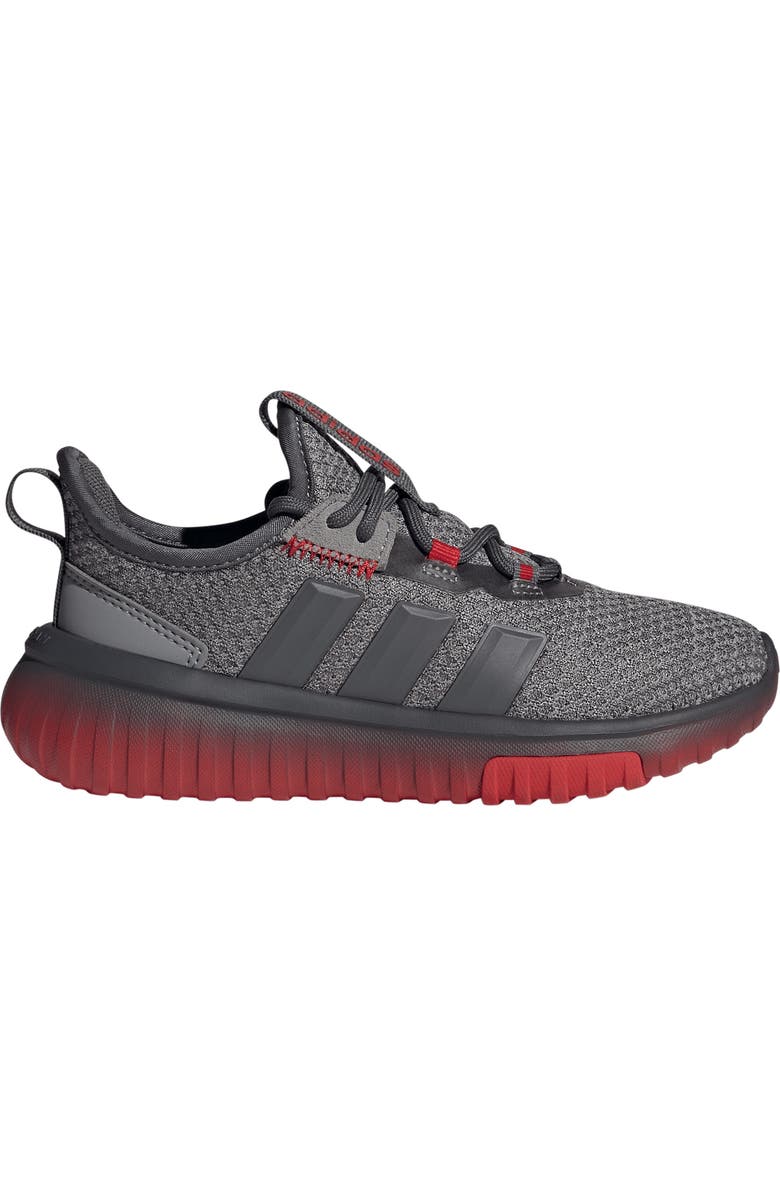 adidas Kids' Kaptir Flow 4.0 Sneaker, Alternate, color, Grey/ Better Scarlet
