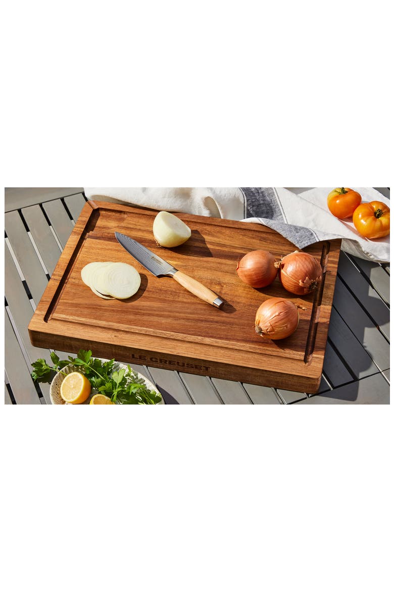 Acacia Wood Butcher Block Cutting Board, Alternate, color, WOOD