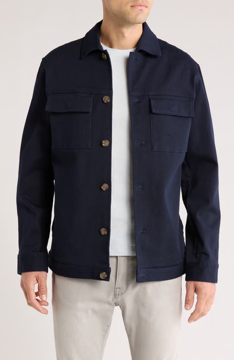 Nagle Cove Stretch Cotton Shirt Jacket