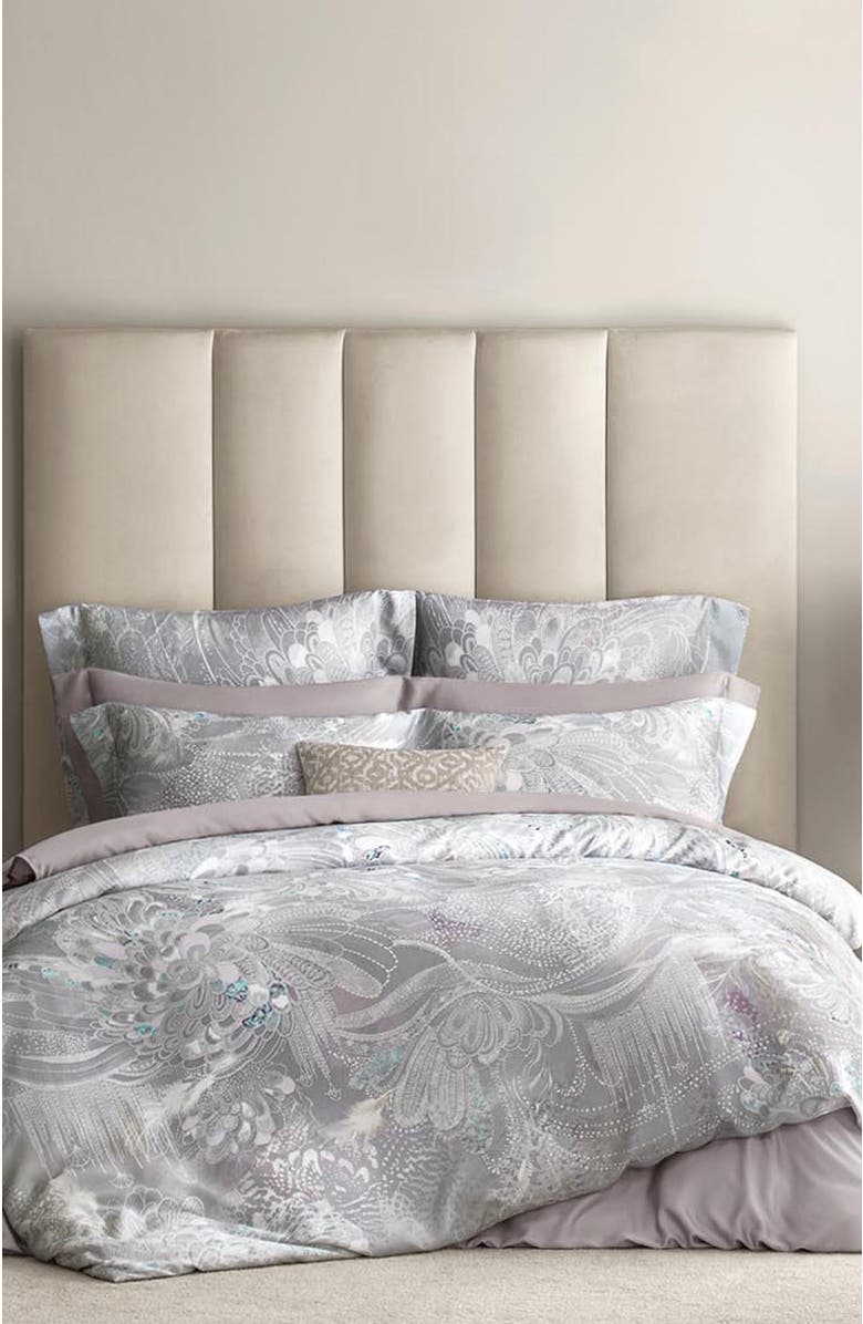 Togas Perla duvet cover, Alternate, color, Grey