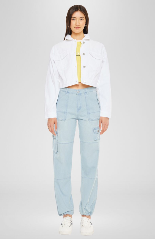 Kancan Francis Cropped Jacket In Multi