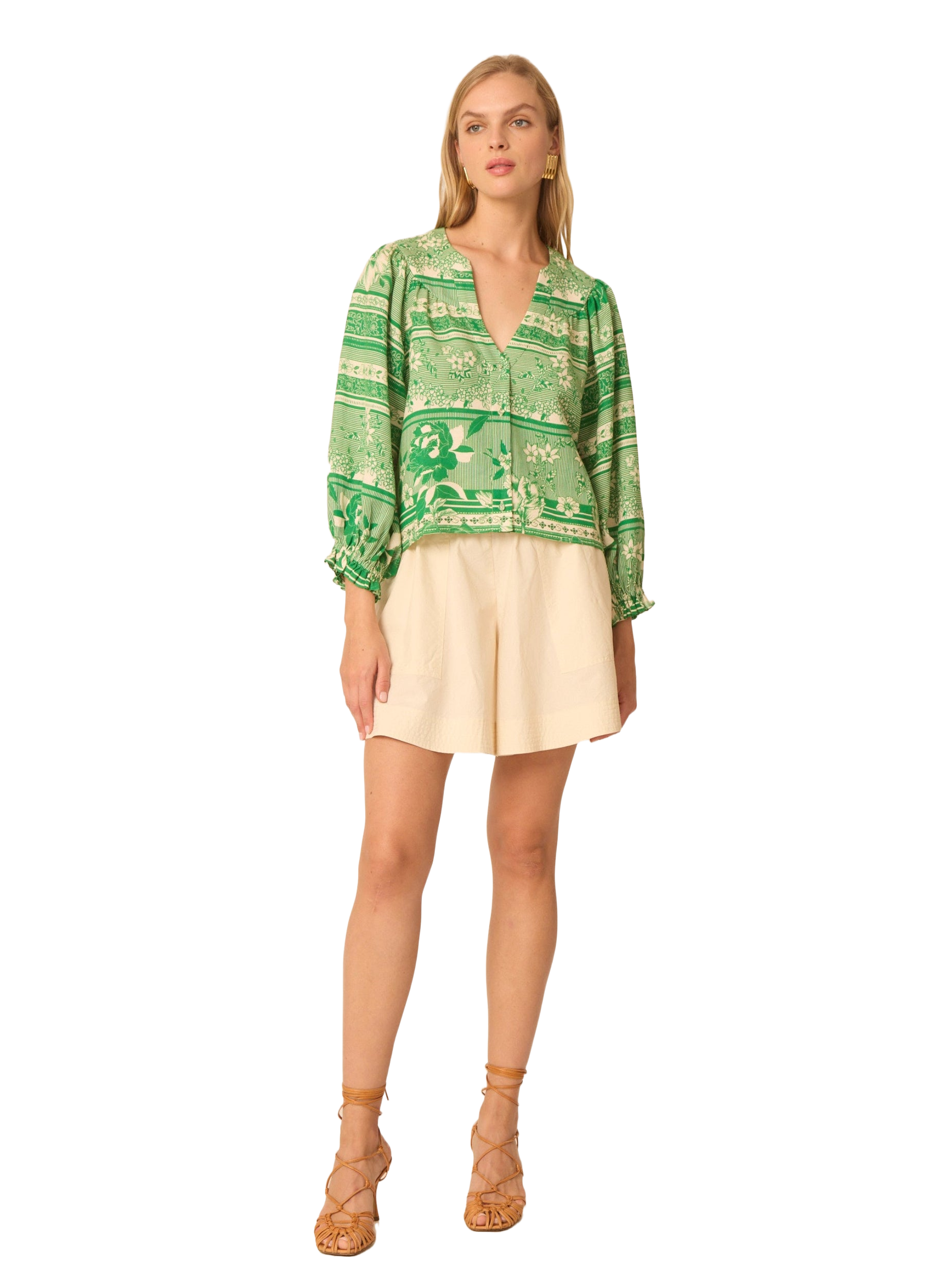 selected Floating green floral