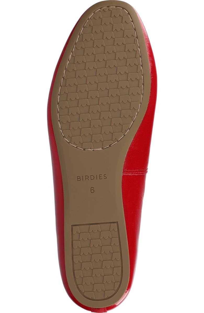 Birdies The Songbird Flat Patent Leather, Alternate, color, Red Patent
