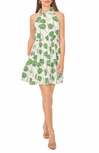 Floral Smocked Cotton Minidress