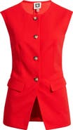 Anne Klein Collarless Vest