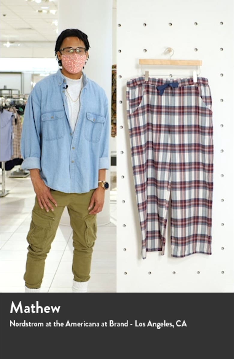 Flannel Tie Waist Pants, sales video thumbnail