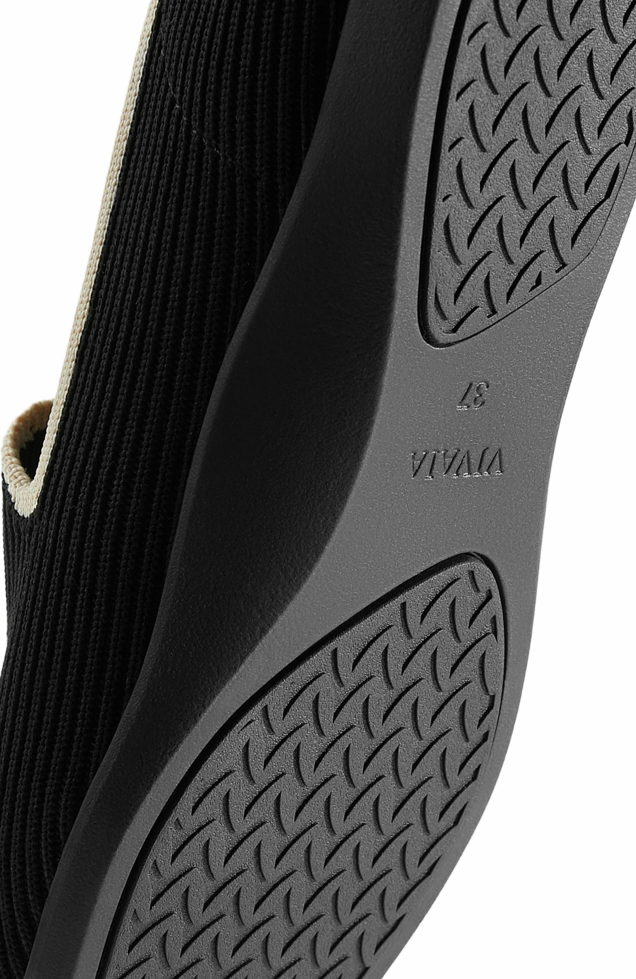 VIVAIA Water-Repellent Square-Toe Loafers, Alternate, color, Black Ivory