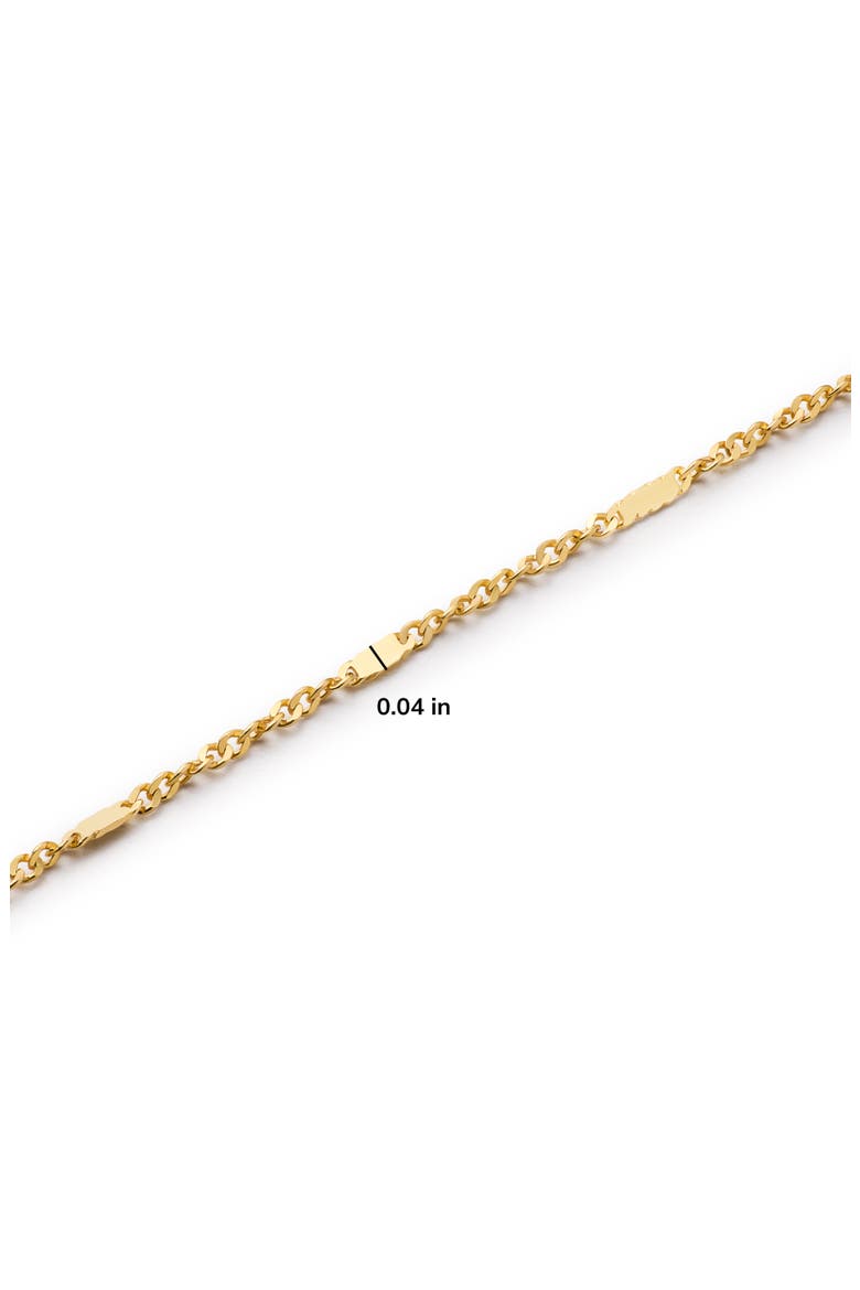 Solid Yellow Gold - Singapore Chain Necklace, Alternate, color, Gold