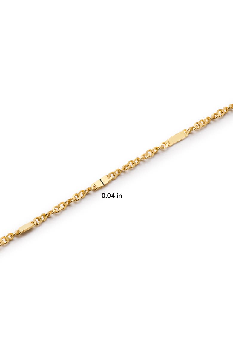 Ana Luisa Solid Yellow Gold - Singapore Chain Necklace, Alternate, color, Gold