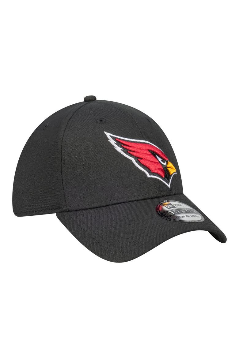 Men's New Era  Black Arizona Cardinals Core Team 39THIRTY Flex Hat, Alternate, color, Black
