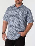 Synrgy by DXL Big & Tall Abstract Print Sport Shirt