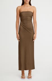 Significant Other Coralie Draped Strapless Dress