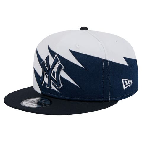 Men's New Era Navy/White New York Yankees Jagged 9FIFTY Snapback Hat