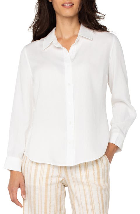 Lyocell Button-Up Shirt