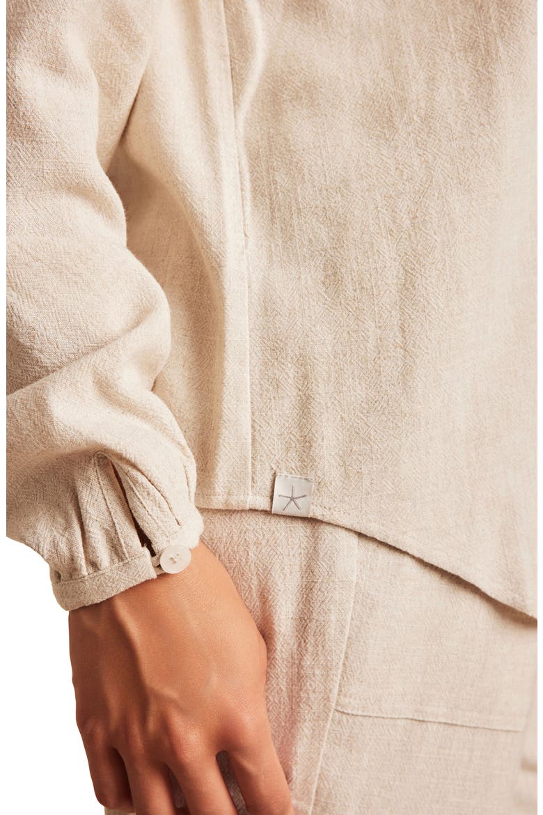 Malibu Collection® Sleep Top, Alternate, color, HEATHER BISQUE