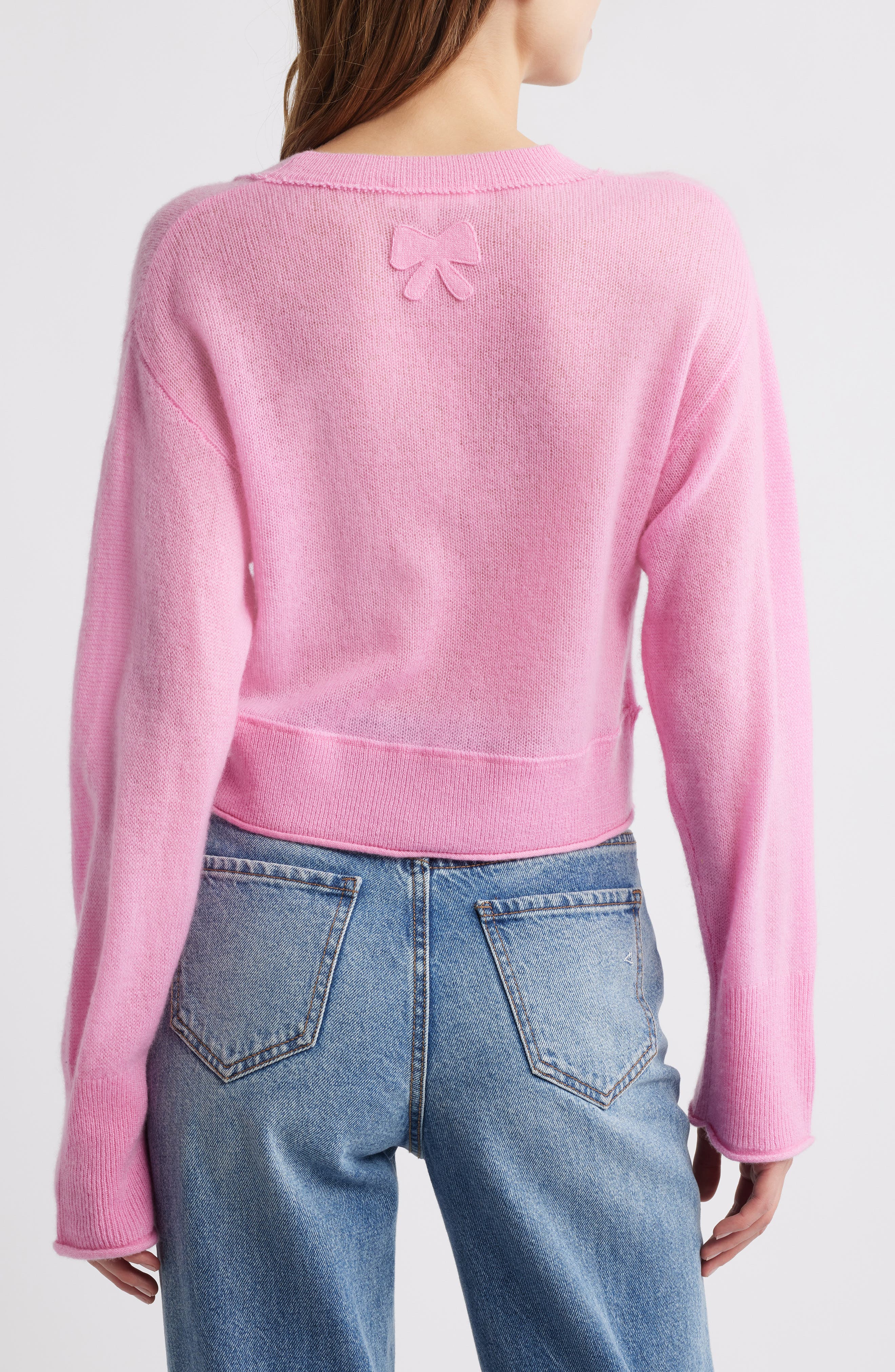 Lawrence Cashmere Crop Cardigan - image 2