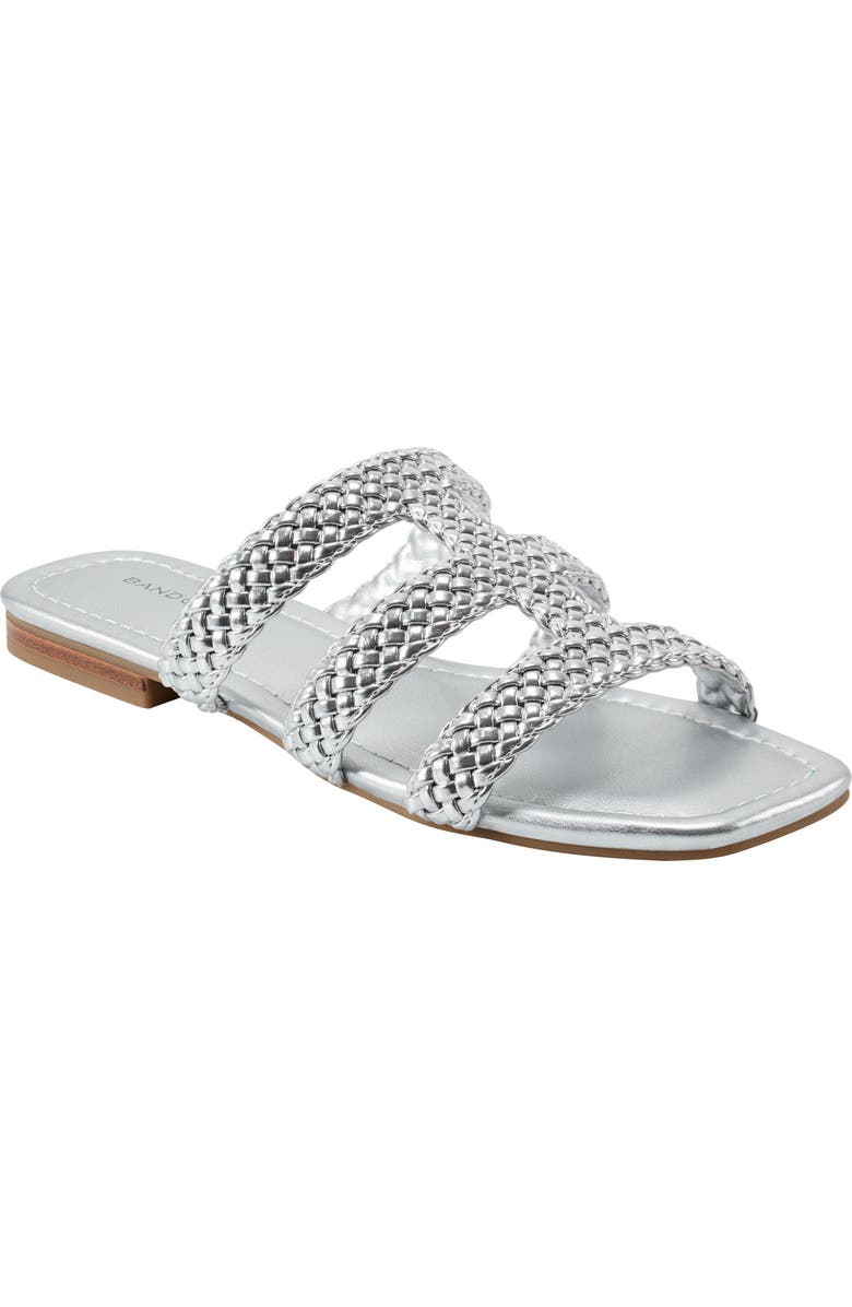 Bandolino Summer Slide Sandal, Main, color, Silver