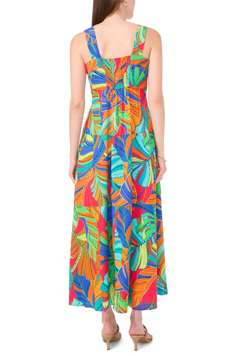 Thick Strap Empire Waist Maxi Dress, Alternate, color, TIBETAN RED