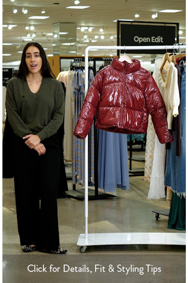 Shiny Quilted Anorak video