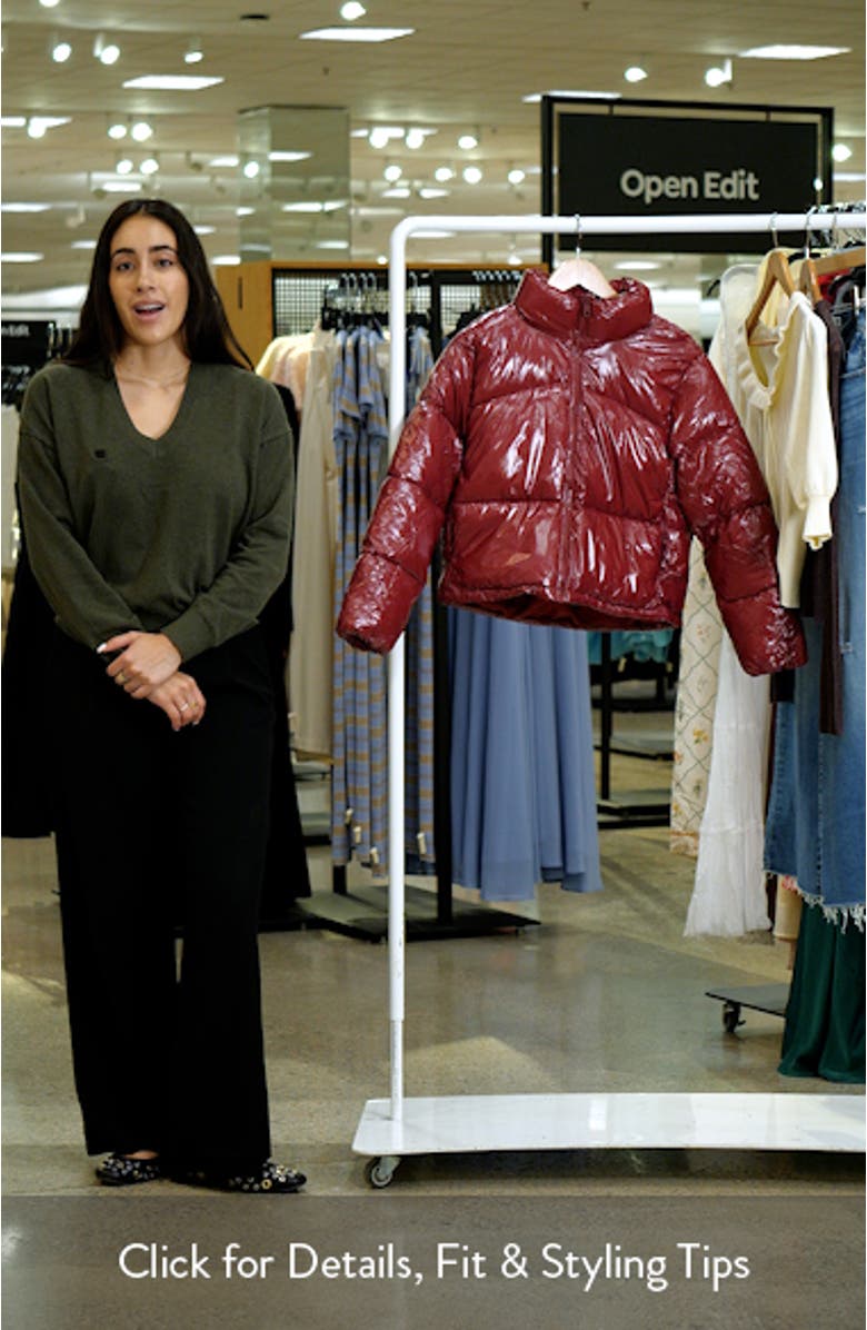 Shiny Quilted Anorak, sales video thumbnail