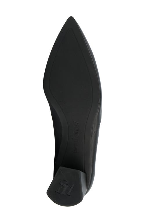 Paul Green Witt Pointed Toe Pump In Black Softnappa