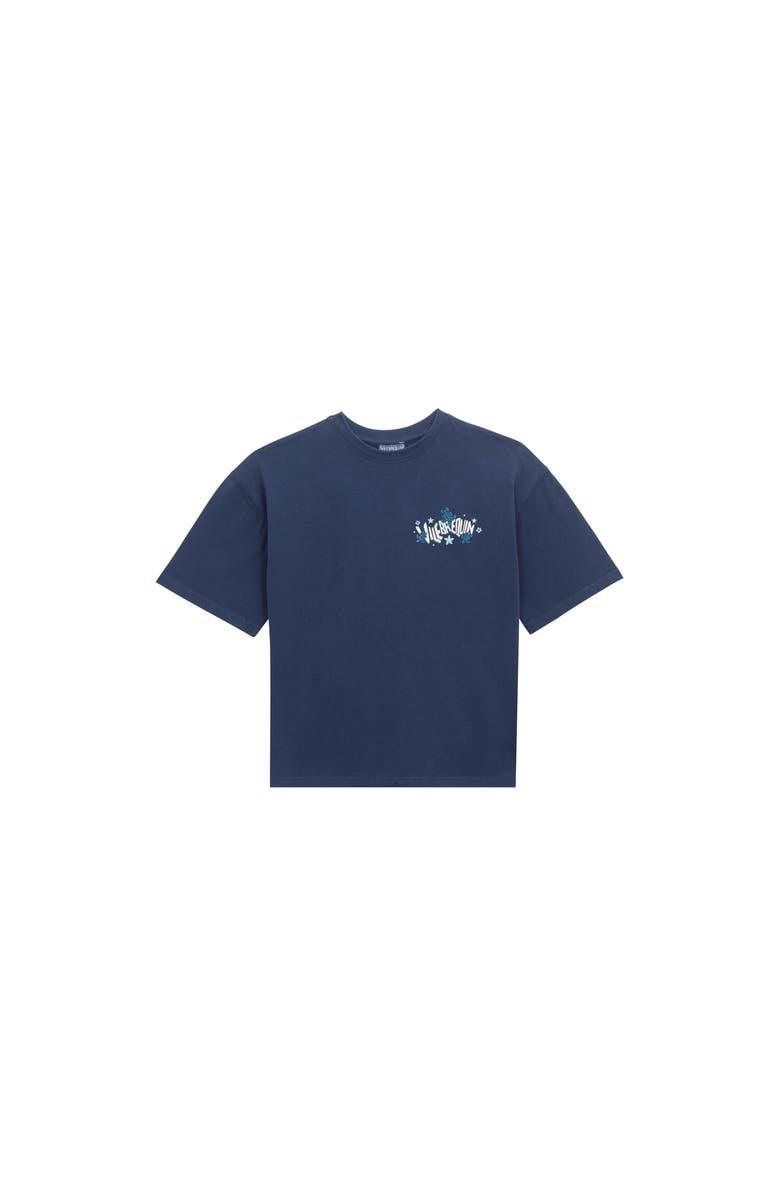 Vilebrequin Kid's Textured Gummy Logo Cotton T-Shirt, Alternate, color,