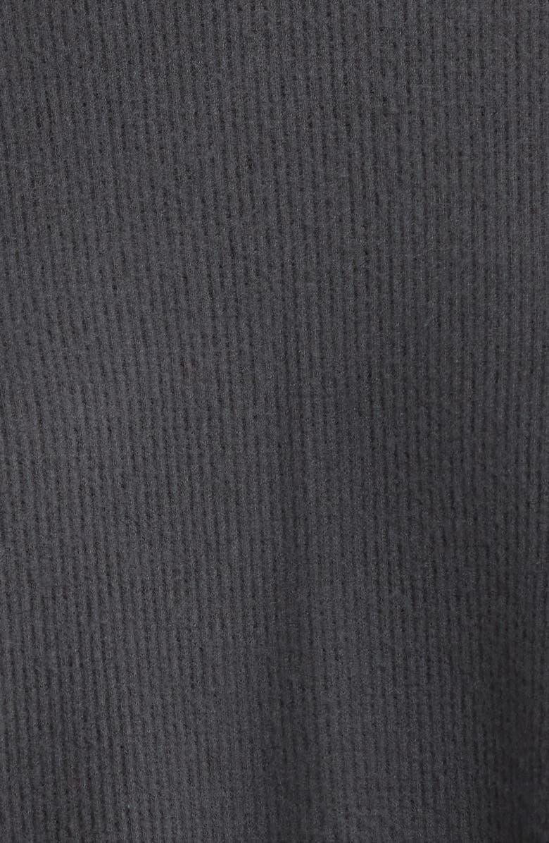 PJ Salvage Waffle Knit Short Pajamas, Alternate, color, Charcoal