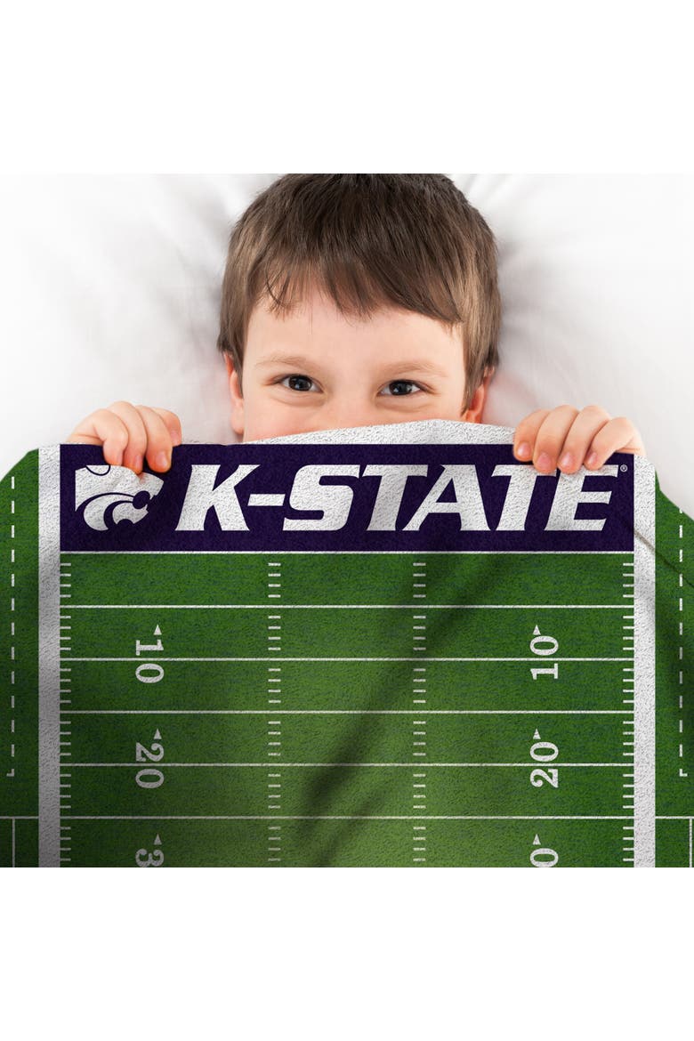 Kansas State Wildcats Football Field 60" x 80" Raschel Throw, Alternate, color, None
