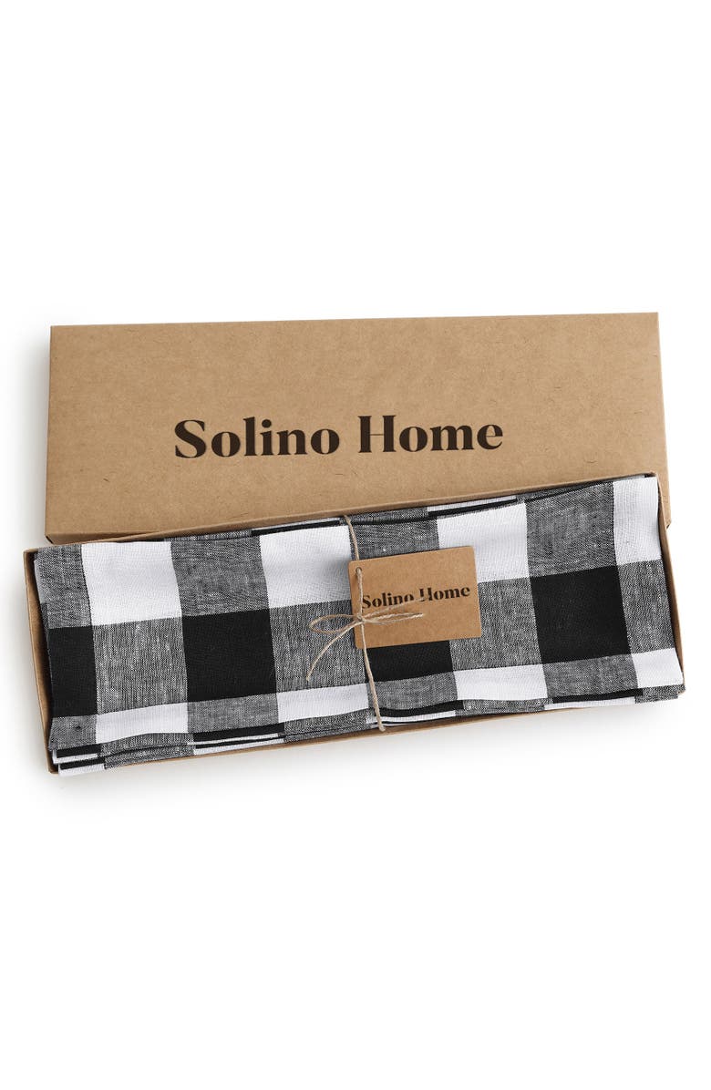 Solino Home Linen Placemats - Buffalo Check, 14" x 19", Alternate, color, 