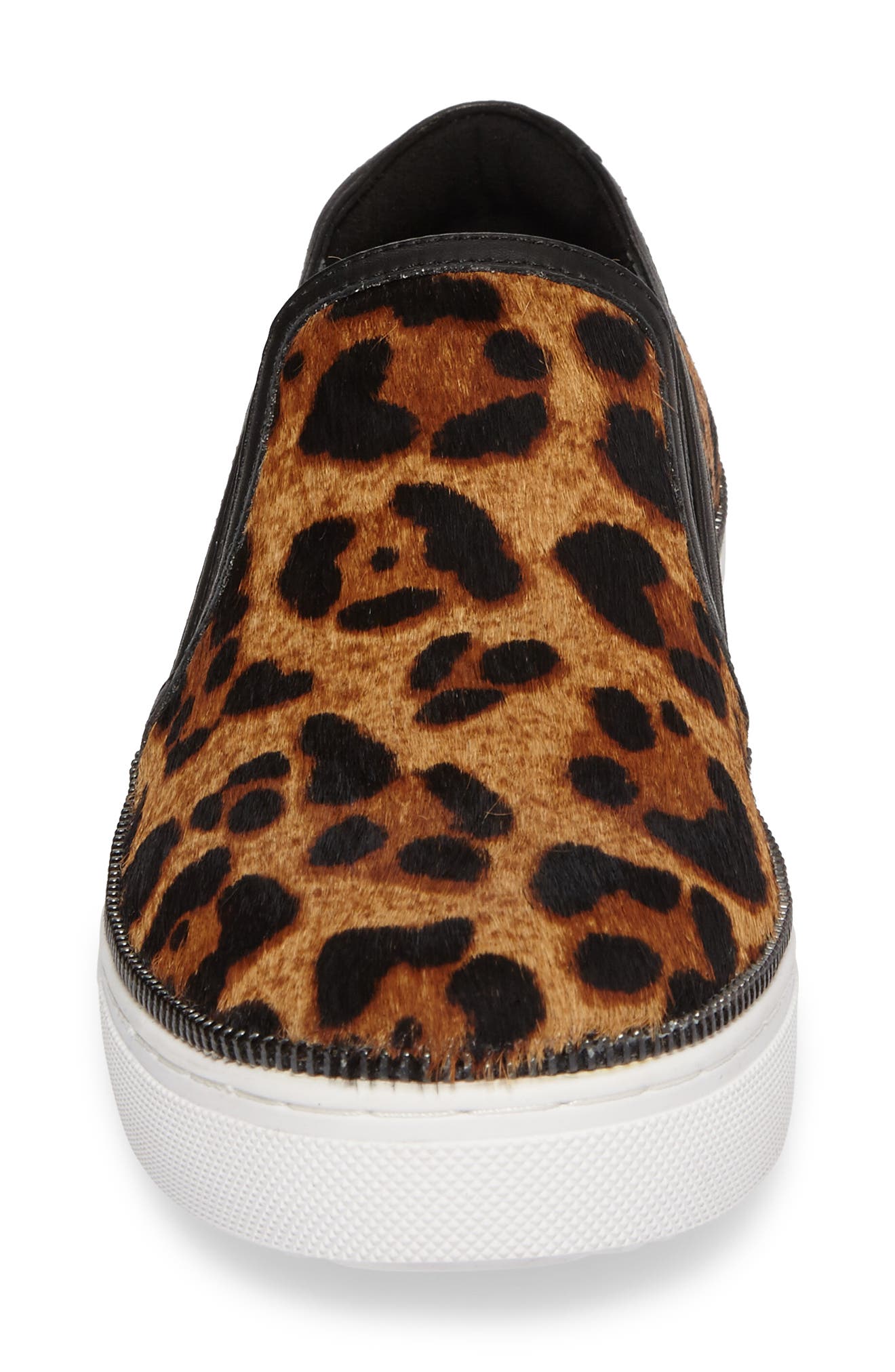 Harper Genuine Calf Hair Slip-On Sneaker, Alternate, color, LEOPARD CALF HAIR