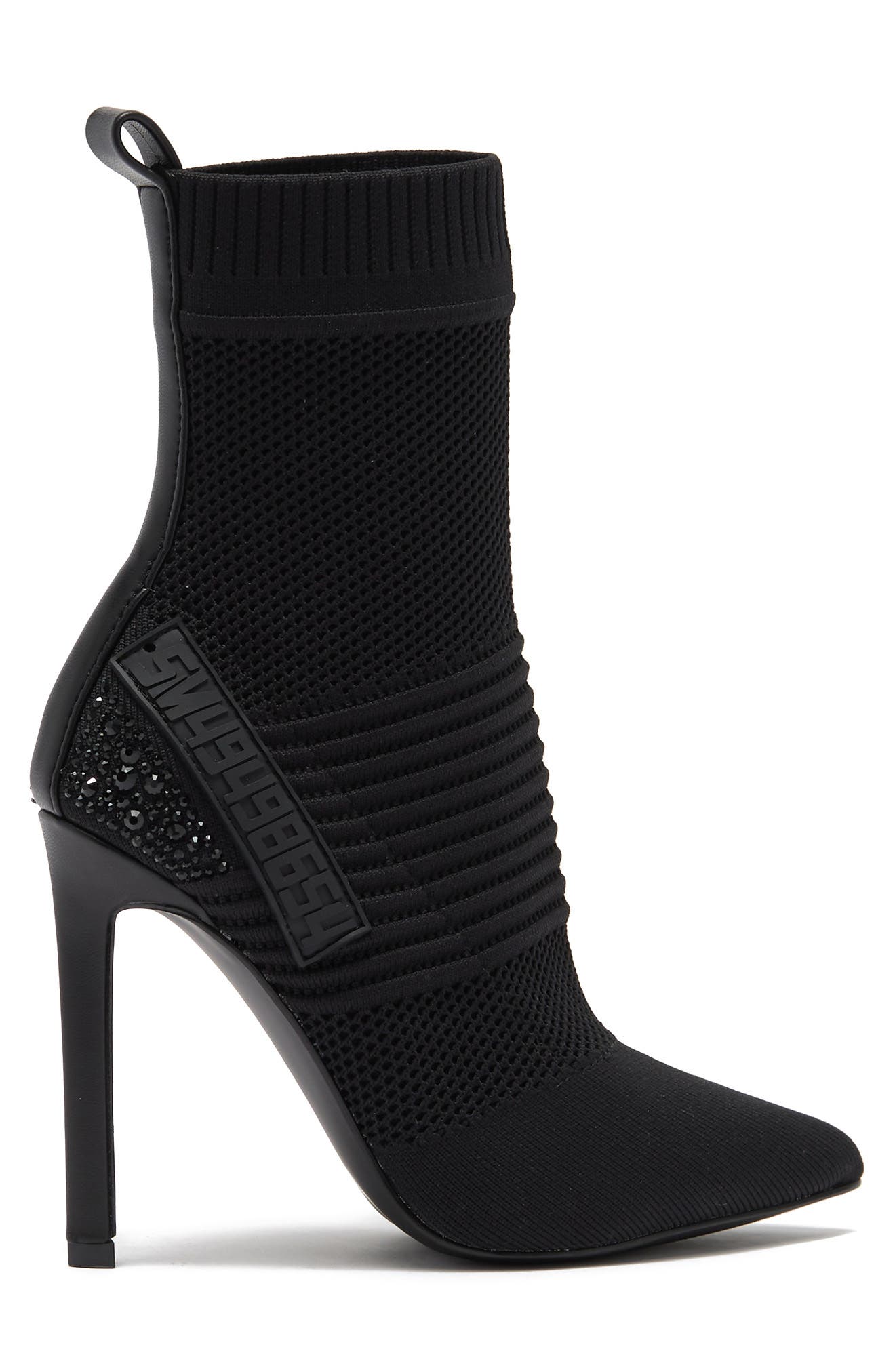 Steve Madden Maxwelle Pointed Toe Knit Boot, Alternate, color, 