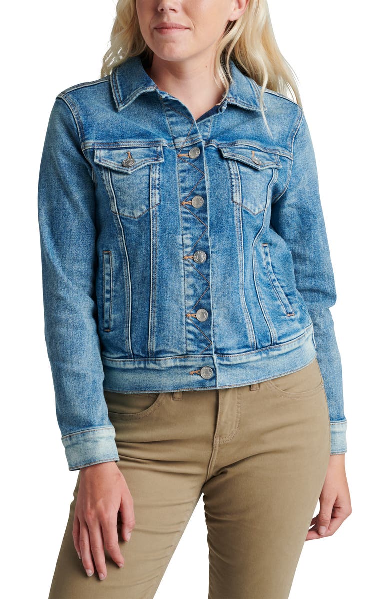 JAG Jeans Kiara Denim Jacket, Main, color, 