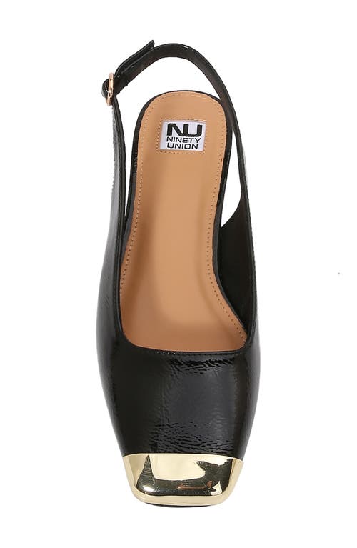 Ninety Union Empress Tipped Slingback Pump In Black