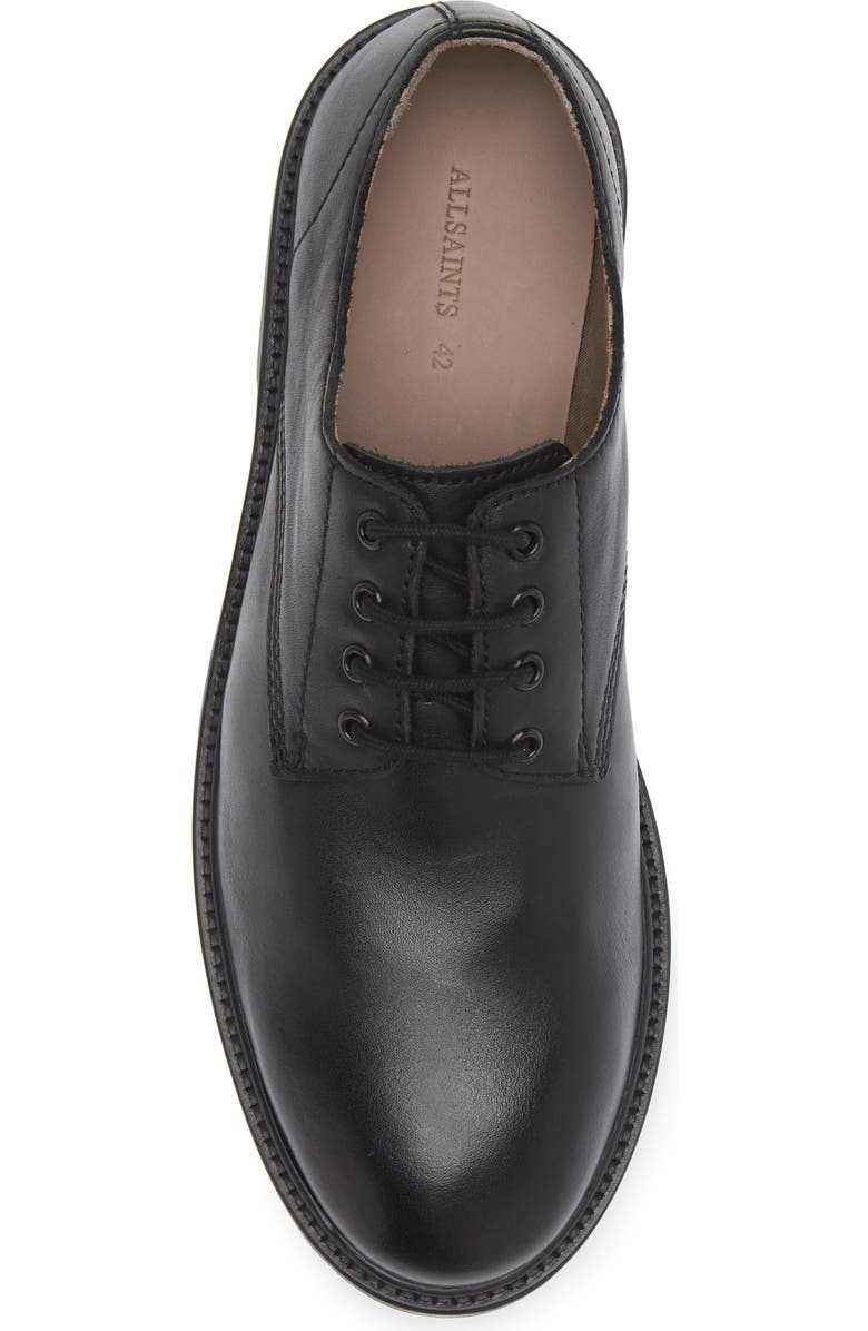 AllSaints Jarred Lug Sole Derby, Alternate, color,