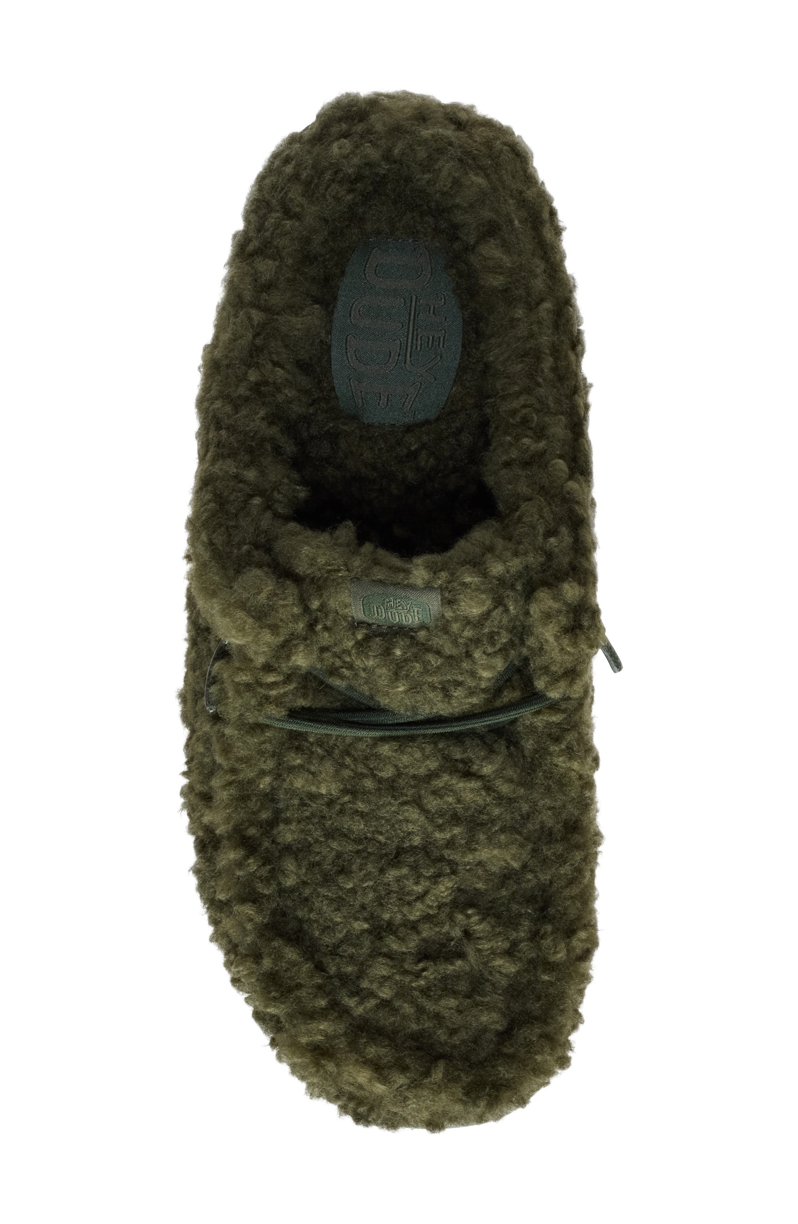Hey Dude Wally Faux Shearling Slipper, Alternate, color, Moss