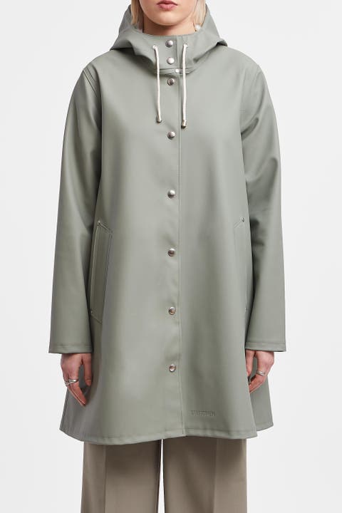 Mosebacke Hooded Long Sleeve Raincoat