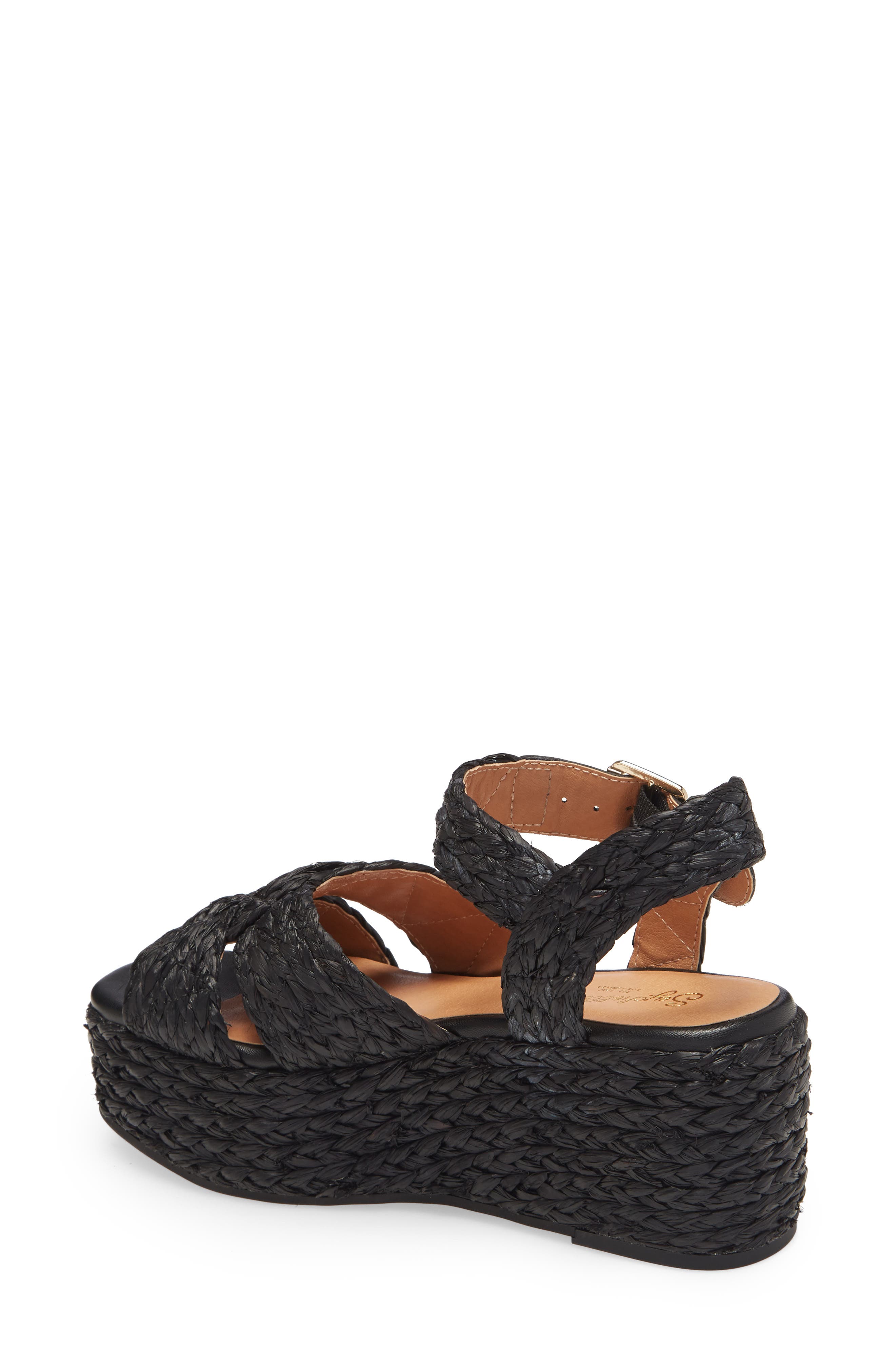 Seychelles Glistening Platform Wedge Sandal, Alternate, color, 