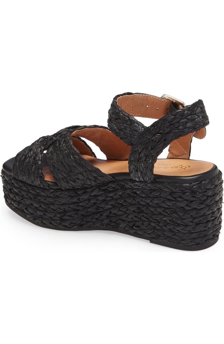 Seychelles Glistening Platform Wedge Sandal, Alternate, color,