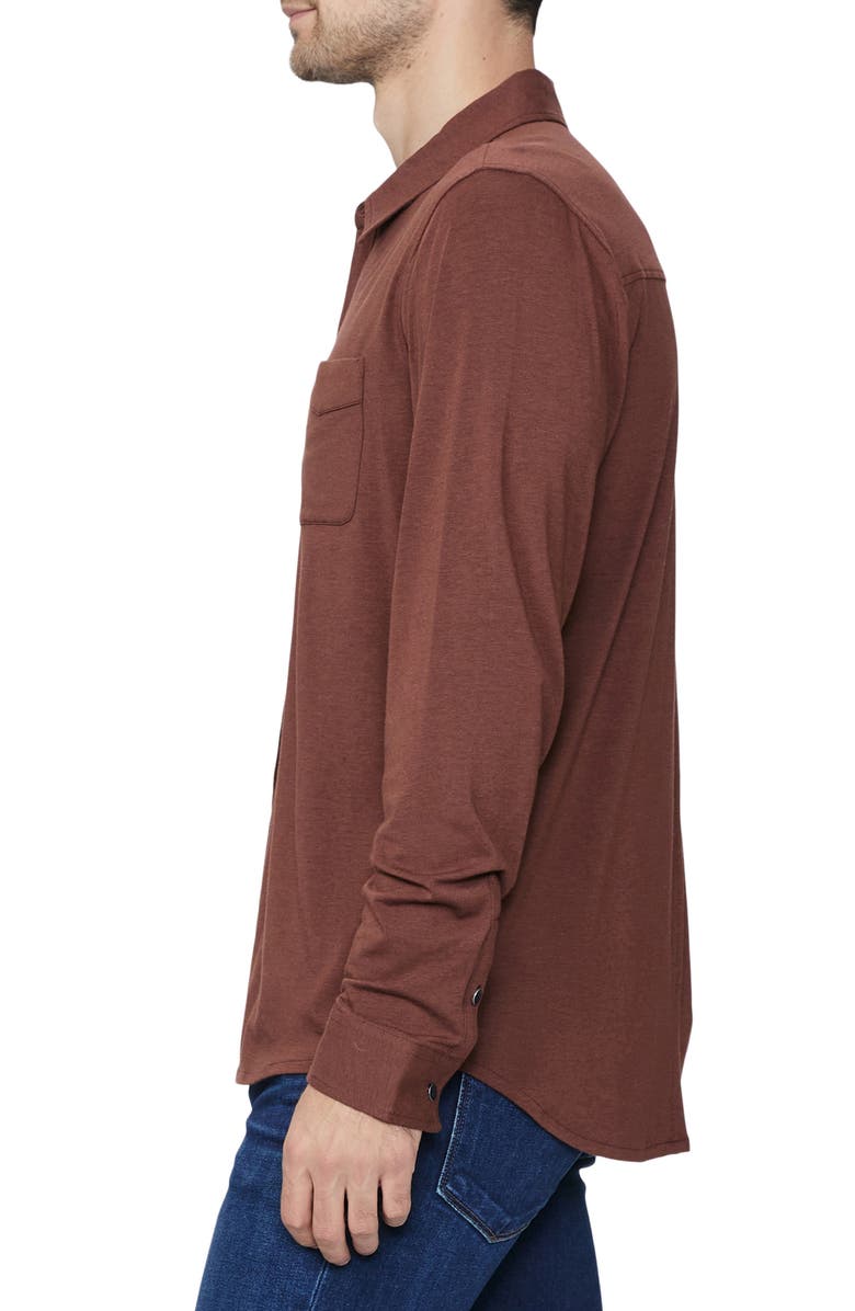 PAIGE Stockton Knit Button-Up Shirt, Alternate, color,